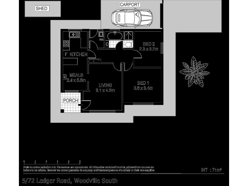 5/72 Ledger Road, Woodville South SA 5011 Floorplan