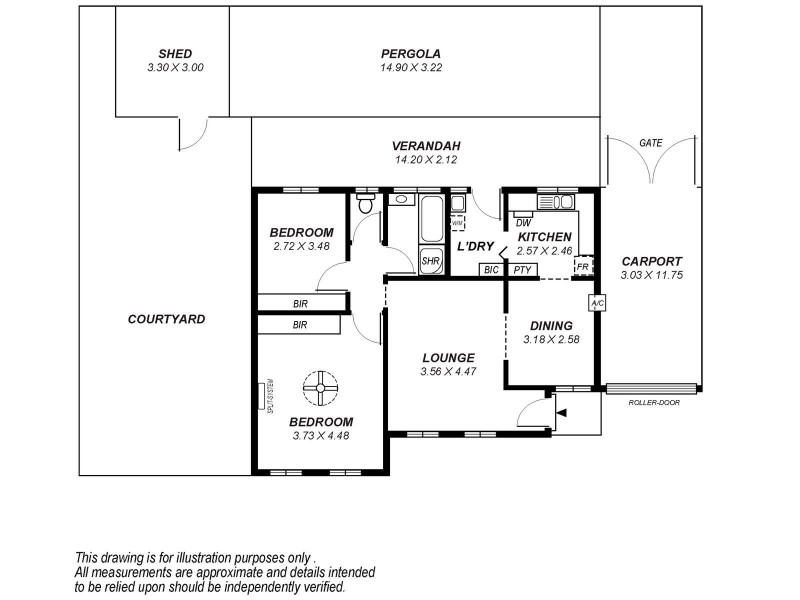 13/18 Washington Crescent, Findon SA 5023 Floorplan