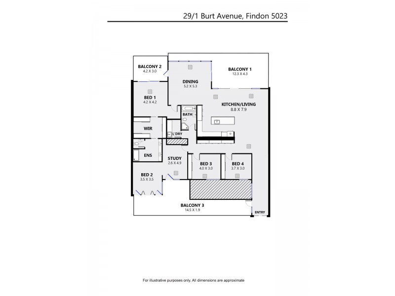 29/1 Burt Avenue, Findon SA 5023 Floorplan