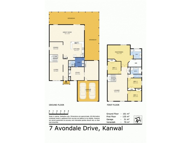 7 Avondale Drive, Kanwal NSW 2259 Floorplan
