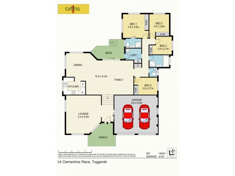 14 Clementine Place, Mardi NSW 2259 Floorplan