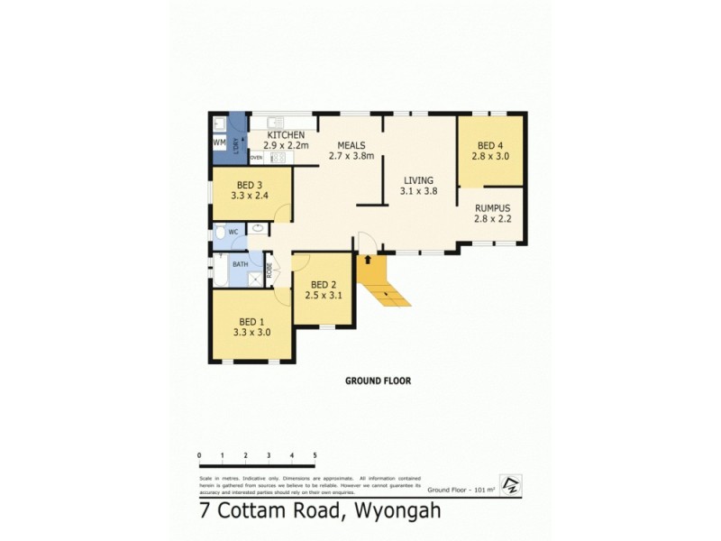 7 Cottam Road, Wyongah NSW 2259 Floorplan