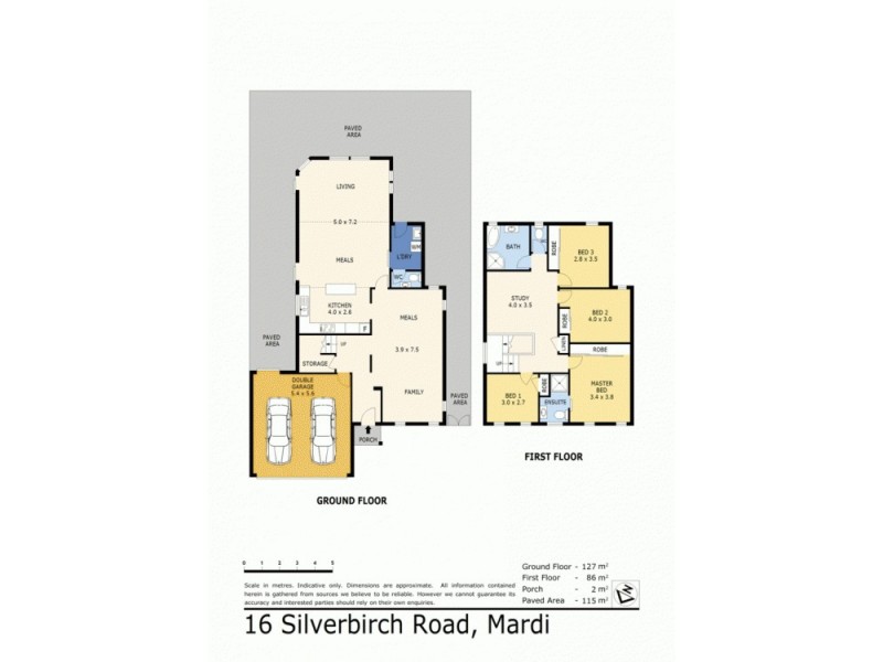 16 Silverbirch Ave, Mardi NSW 2259 Floorplan