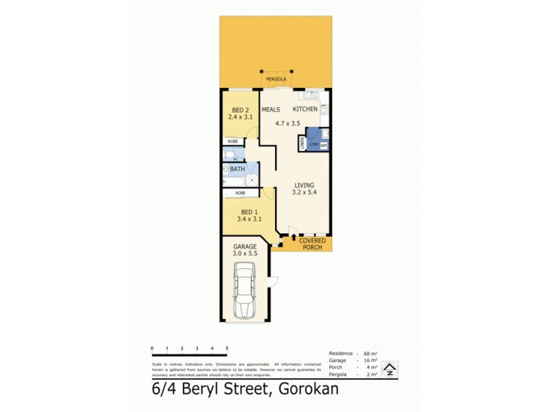 6/4 Beryl Street, Gorokan NSW 2263 Floorplan