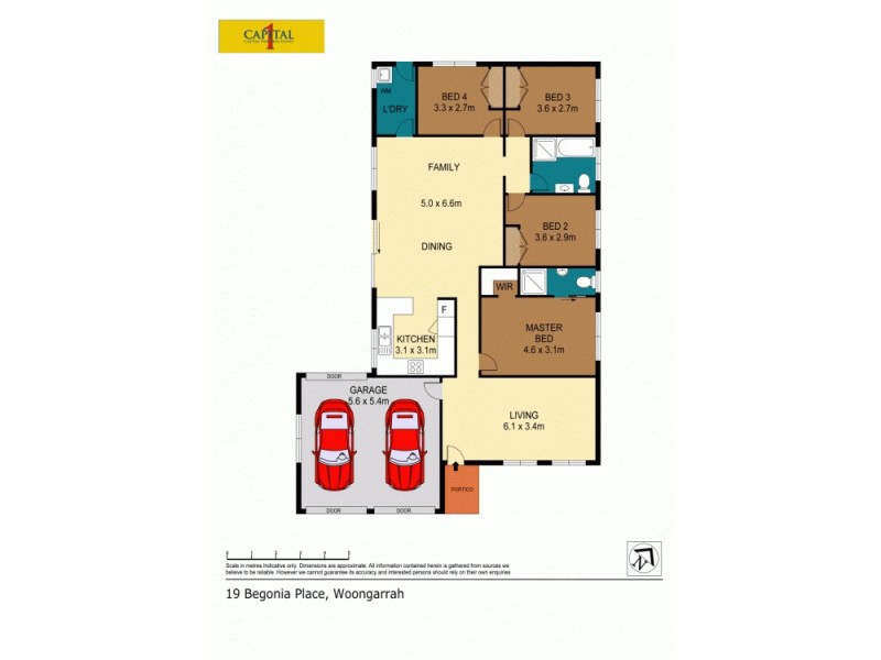 19 Begonia Place, Woongarrah NSW 2259 Floorplan