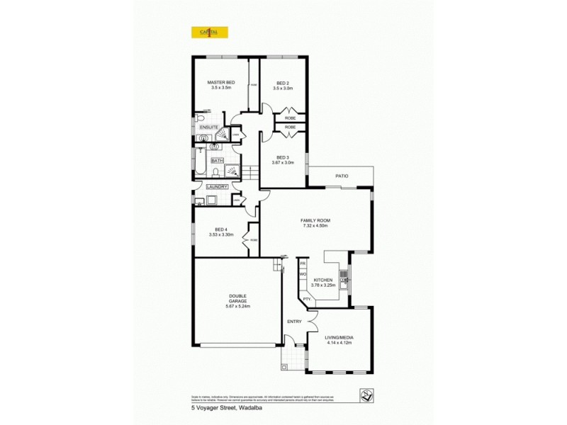 5 Voyager Street, Wadalba NSW 2259 Floorplan