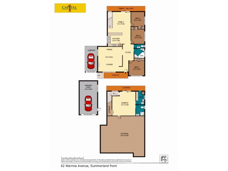 62 Warrina Avenue, Summerland Point NSW 2259 Floorplan