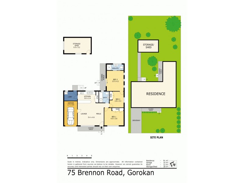 75 Brennon Road, Gorokan NSW 2263 Floorplan