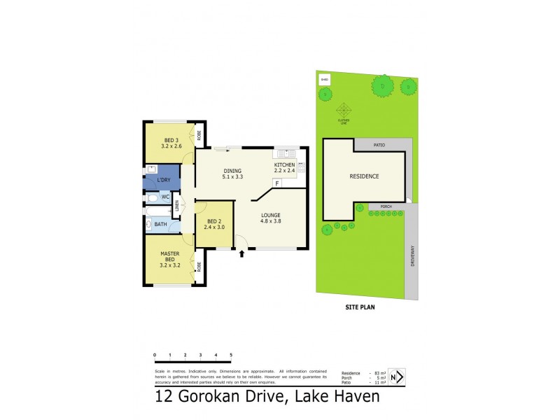 12 Gorokan Drive, Lake Haven NSW 2263 Floorplan