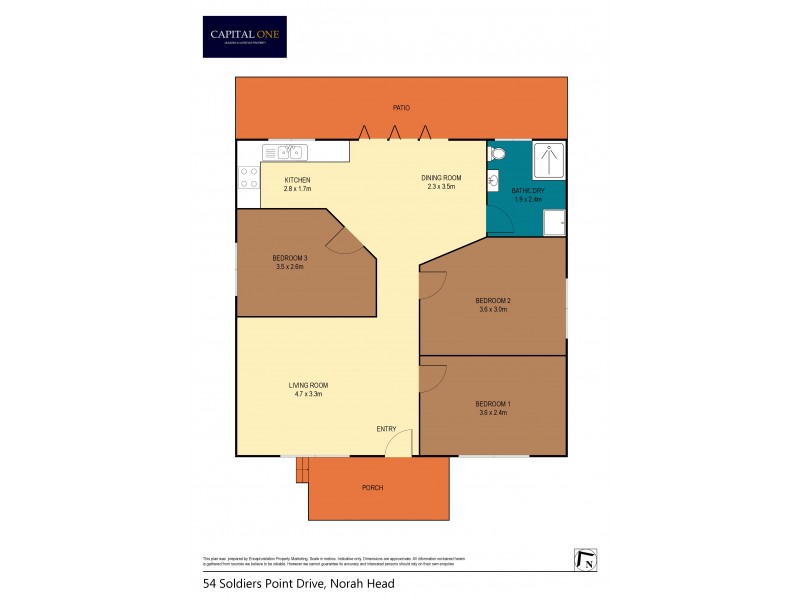 54 Soldiers Point Drive, Norah Head NSW 2263 Floorplan