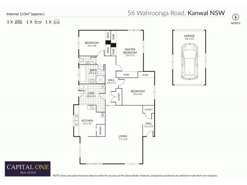 56 Wahroonga Road, Kanwal NSW 2259 Floorplan