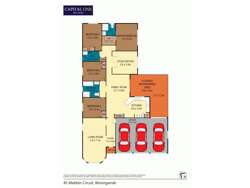 45 Mebbin Circuit, Woongarrah NSW 2259 Floorplan