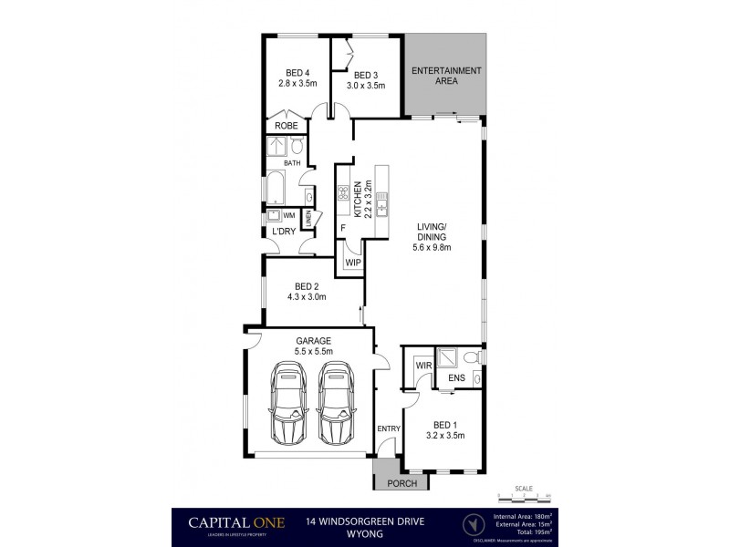 14 Windsorgreen Drive, Wyong NSW 2259 Floorplan