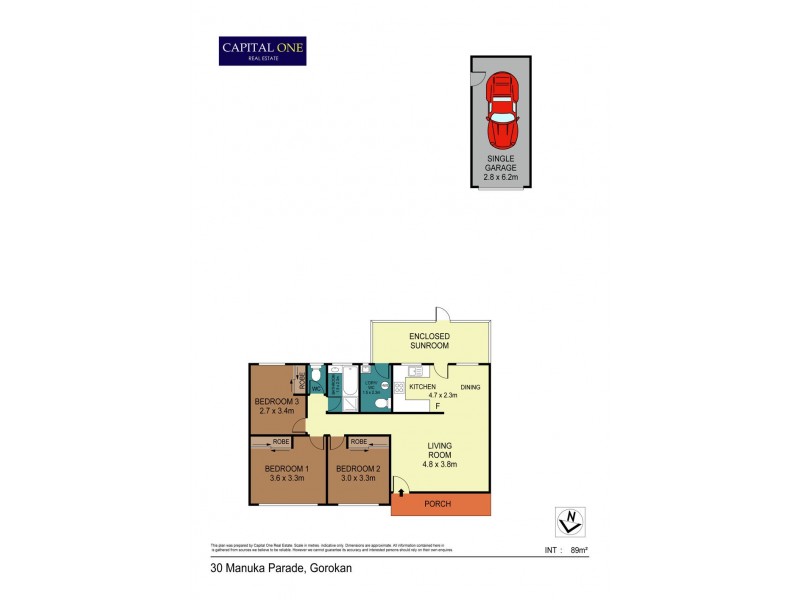30 Manuka Parade, Gorokan NSW 2263 Floorplan