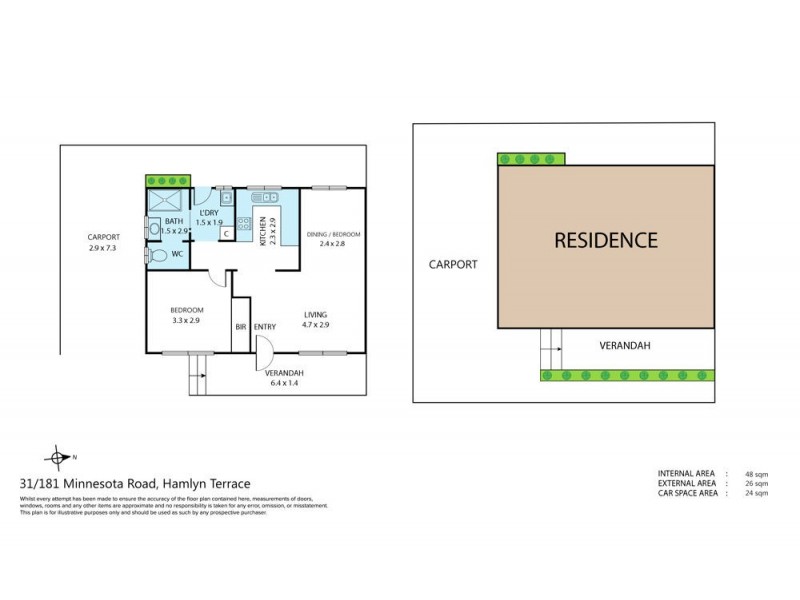 31/181 Minnesota Road, Hamlyn Terrace NSW 2259 Floorplan