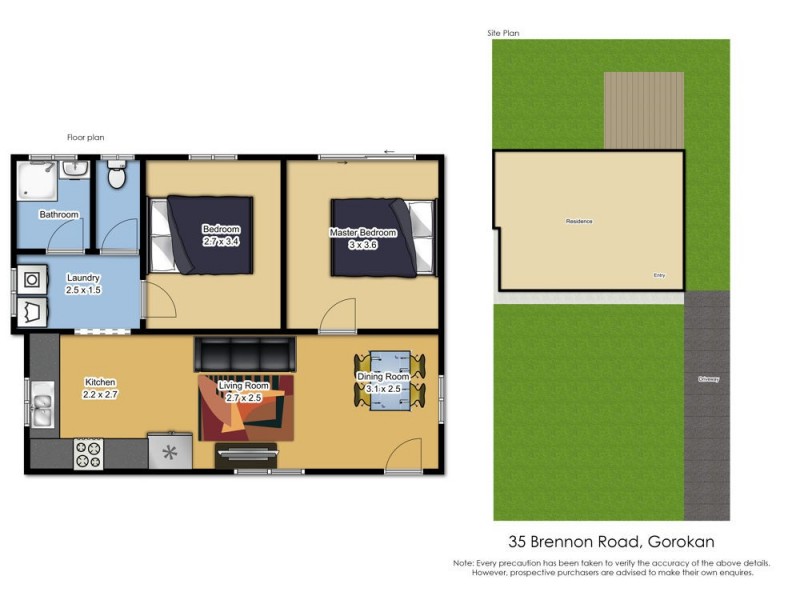 35 & 35A Brennon Road, Gorokan NSW 2263 Floorplan