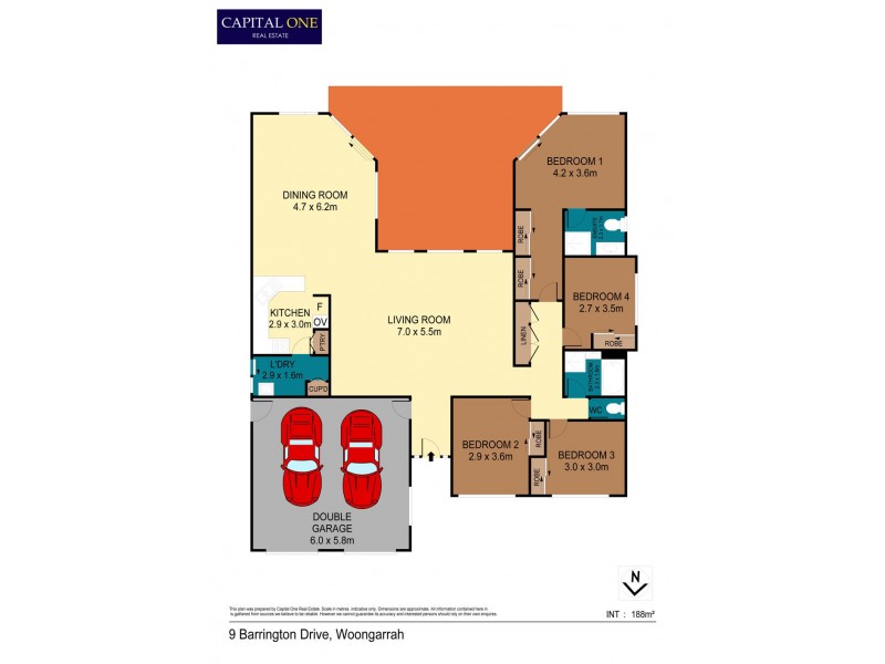 9 Barrington Drive, Woongarrah NSW 2259 Floorplan