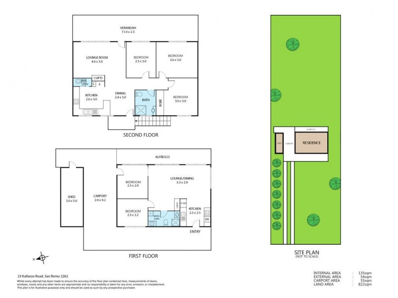 23 Kallaroo Road, San Remo NSW 2262 Floorplan