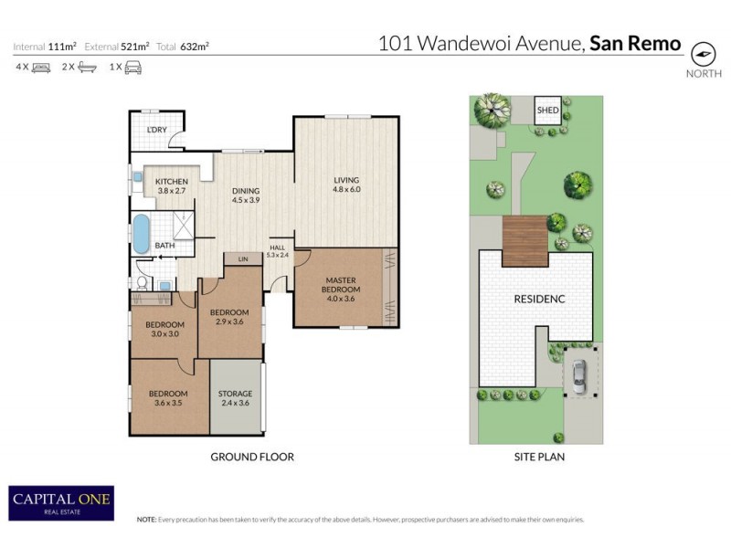 101 Wandewoi Avenue, San Remo NSW 2262 Floorplan