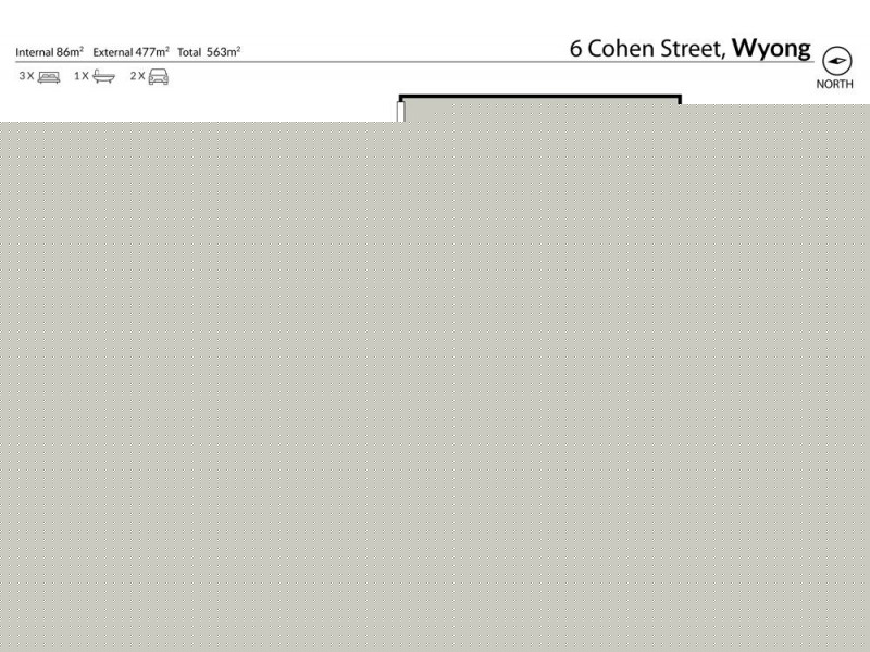 6 Cohen Street, Wyong NSW 2259 Floorplan