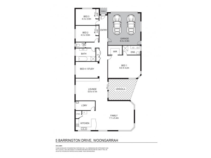 5 Barrington Drive, Woongarrah NSW 2259 Floorplan