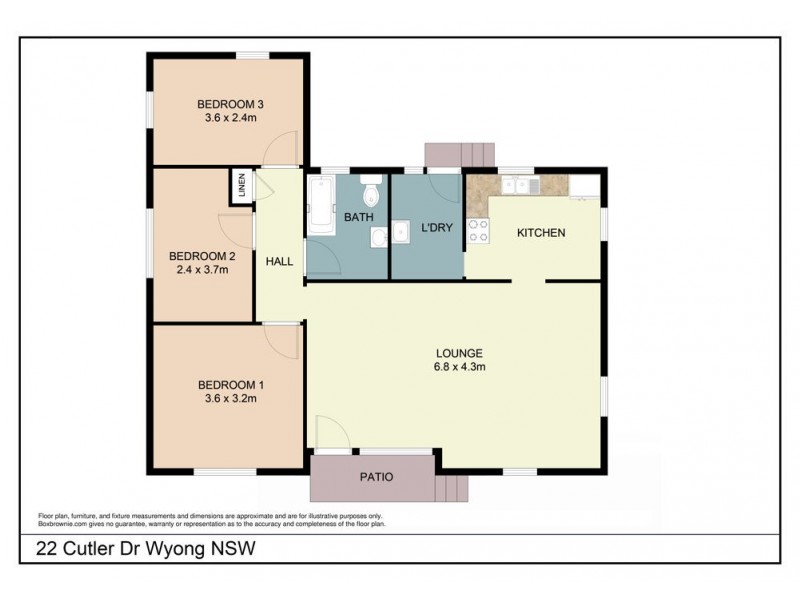 22 Cutler Drive, Wyong NSW 2259 Floorplan