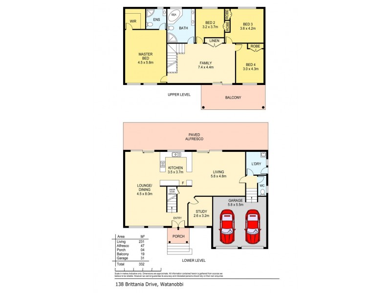 138 Brittania Drive, Watanobbi NSW 2259 Floorplan