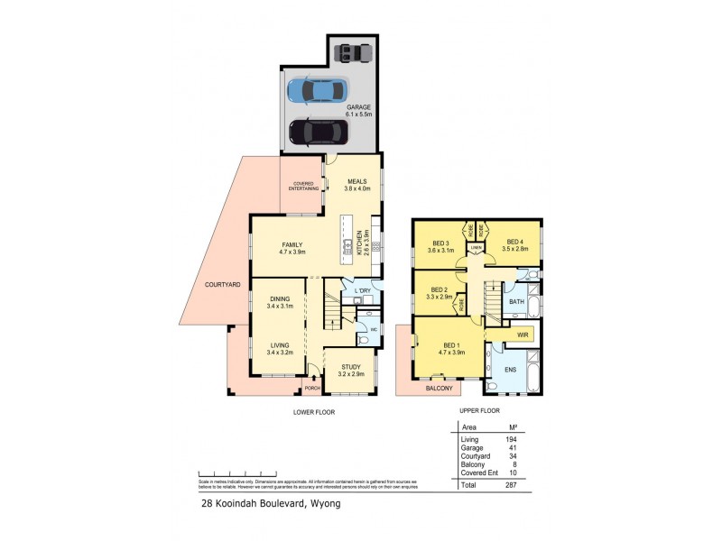 28 Kooindah Boulevard, Wyong NSW 2259 Floorplan