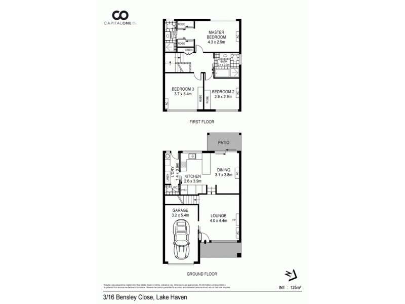 3/16 Bensley Close, Lake Haven NSW 2263 Floorplan