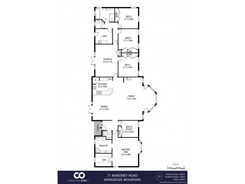 71 Maroney Road, Mangrove Mountain NSW 2250 Floorplan