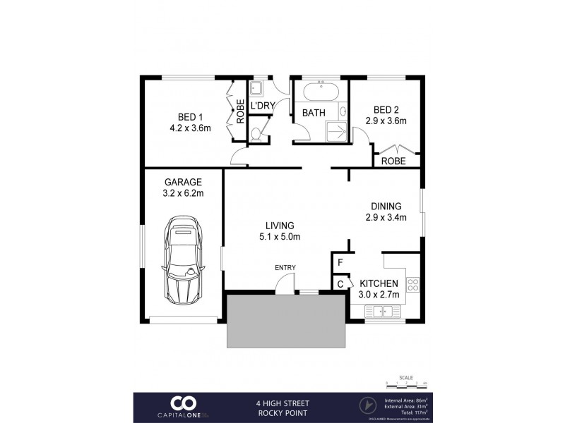 4 High Street, Rocky Point NSW 2259 Floorplan