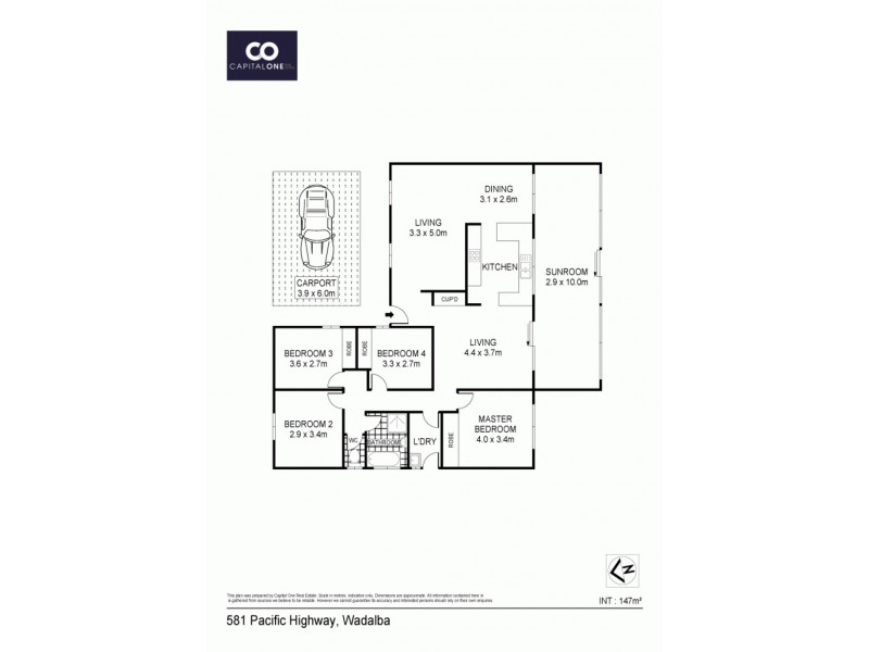 581 Pacific Highway, Wadalba NSW 2259 Floorplan
