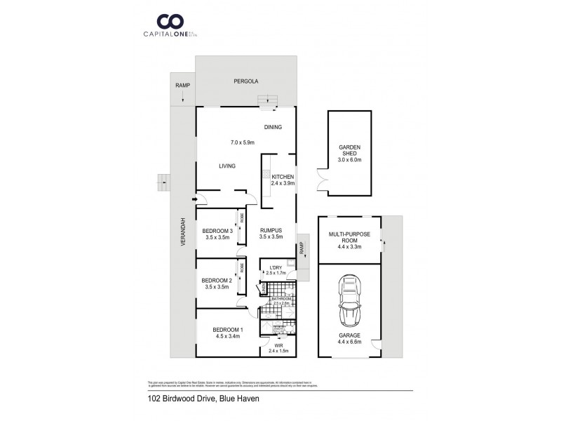 102 Birdwood Drive, Blue Haven NSW 2262 Floorplan