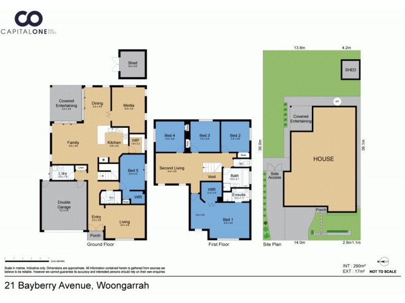 21 Bayberry Avenue, Woongarrah NSW 2259 Floorplan