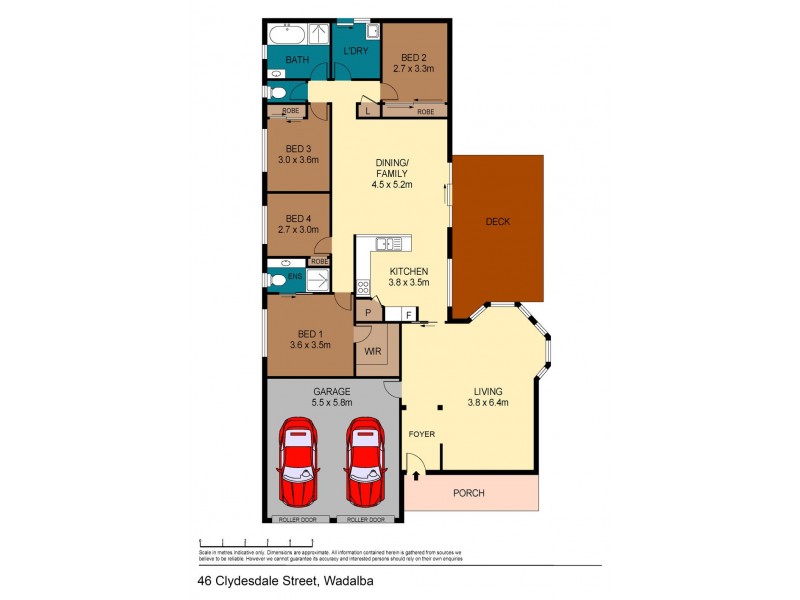 46 Clydesdale Street, Wadalba NSW 2259 Floorplan