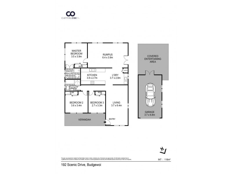 192 Scenic Drive, Budgewoi NSW 2262 Floorplan
