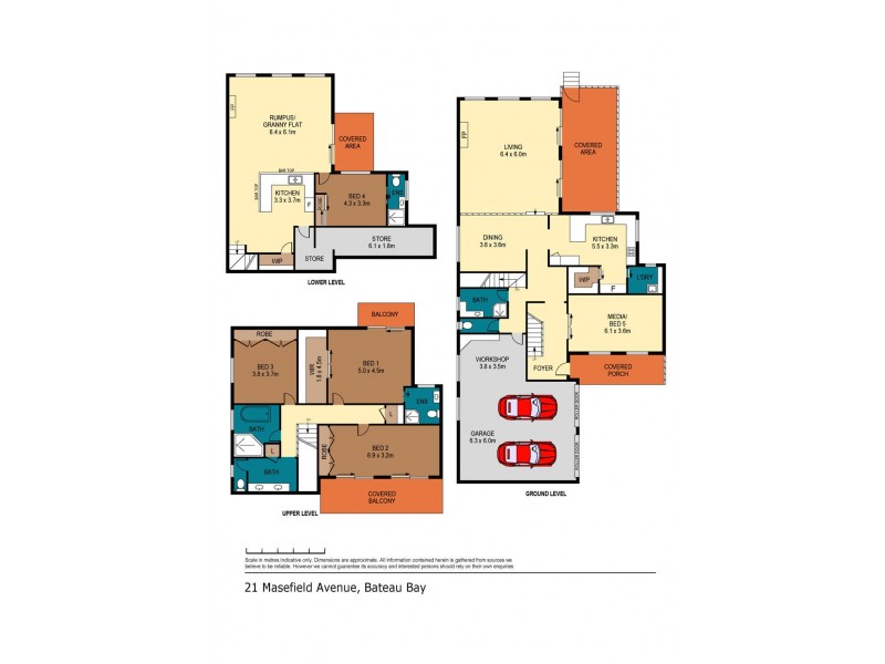 21 Masefield Avenue, Bateau Bay NSW 2261 Floorplan