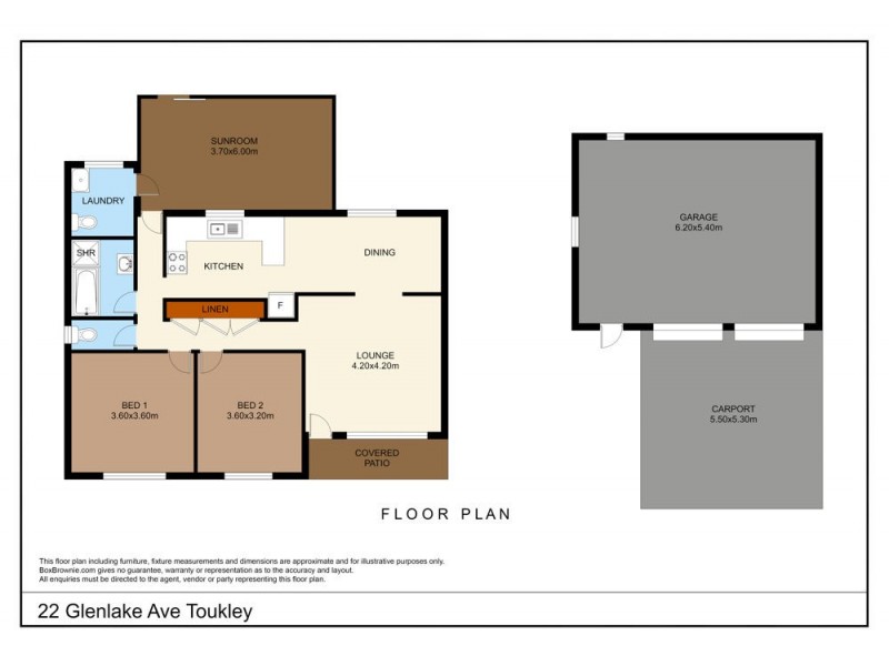 22 Glenlake Avenue, Toukley NSW 2263 Floorplan