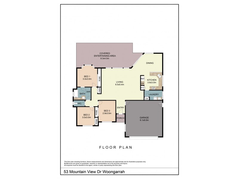 53 Mountain View Drive, Woongarrah NSW 2259 Floorplan