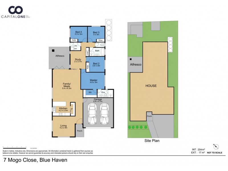 7 Mogo Close, Blue Haven NSW 2262 Floorplan