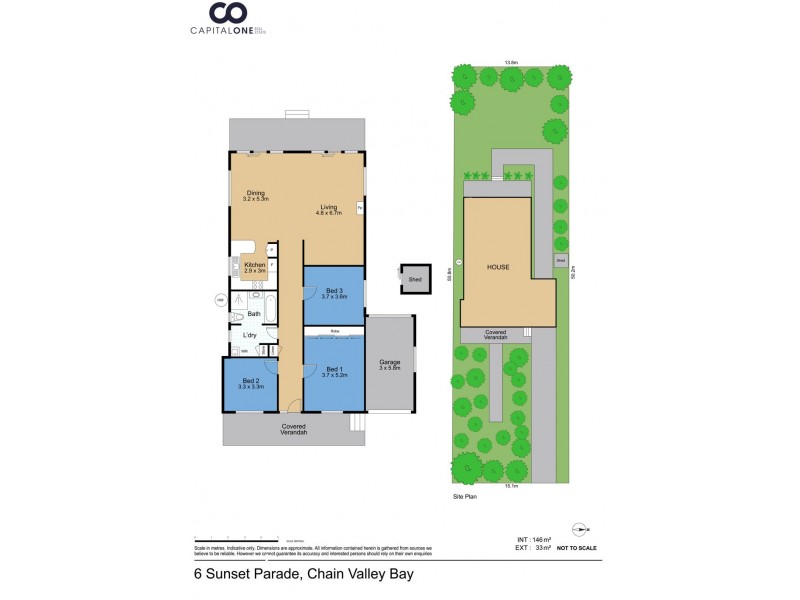 6 Sunset Parade, Chain Valley Bay NSW 2259 Floorplan