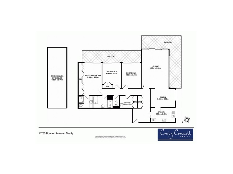 47/20 Bonner Avenue, Manly NSW 2095 Floorplan