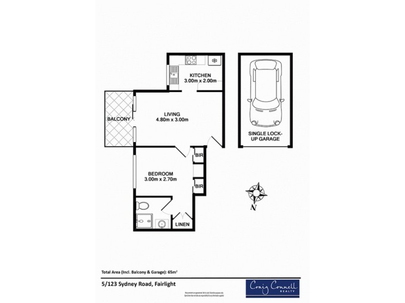 5/123 Sydney Road, Fairlight NSW 2094 Floorplan
