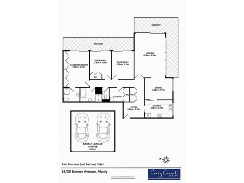 55/20 Bonner Avenue, Manly NSW 2095 Floorplan
