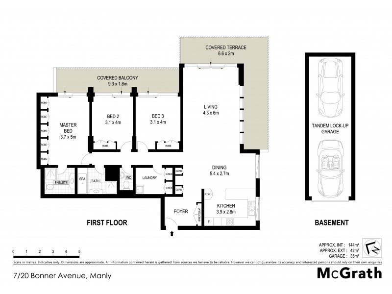 7/20 Bonner Avenue, Manly NSW 2095 Floorplan