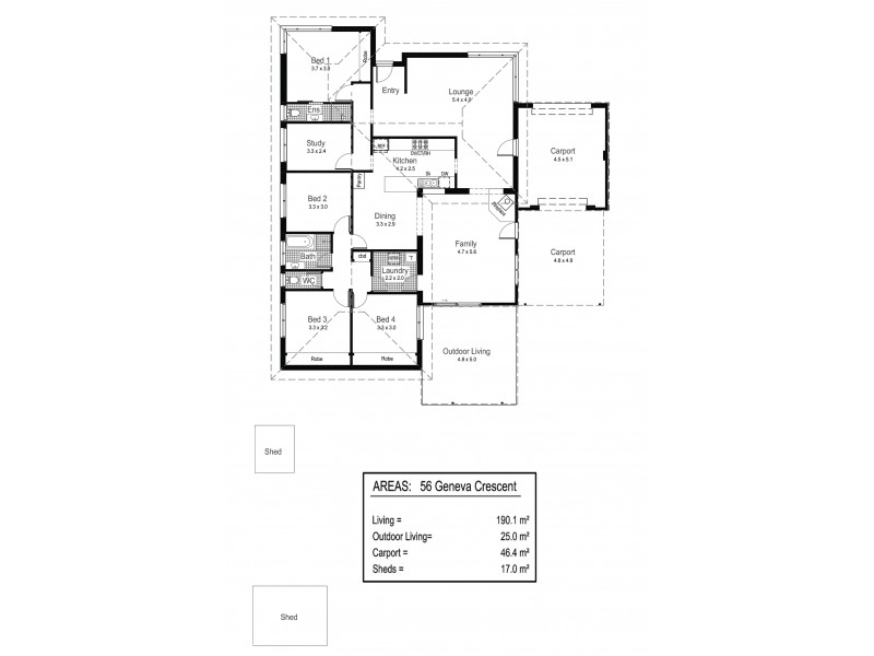 56 Geneva Crescent, Lake Albert NSW 2650 Floorplan