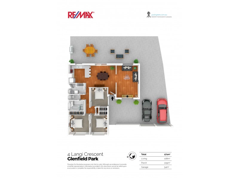 4 Langi Crescent, Glenfield Park NSW 2650 Floorplan