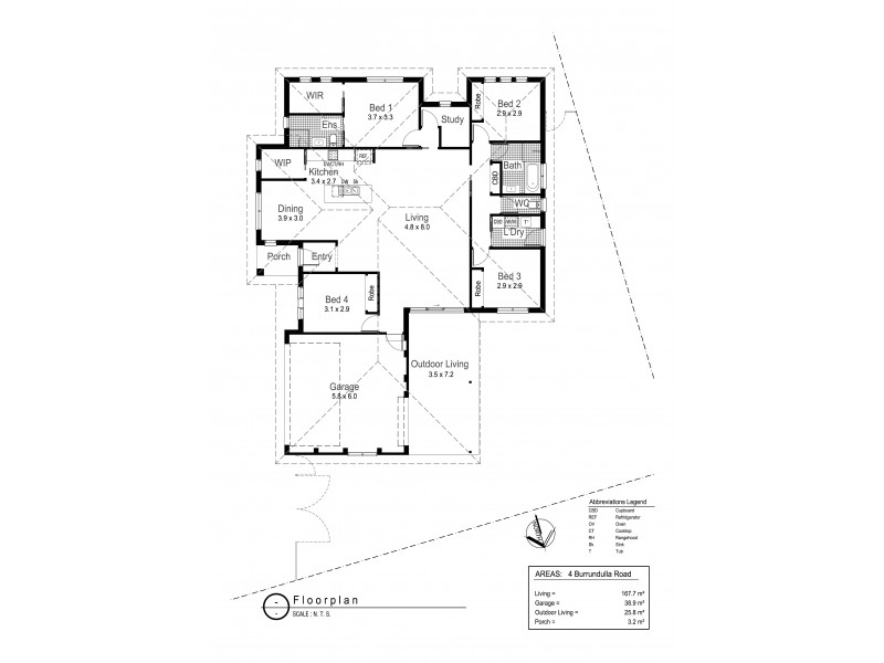 4 Burrundulla Road, Bourkelands NSW 2650 Floorplan