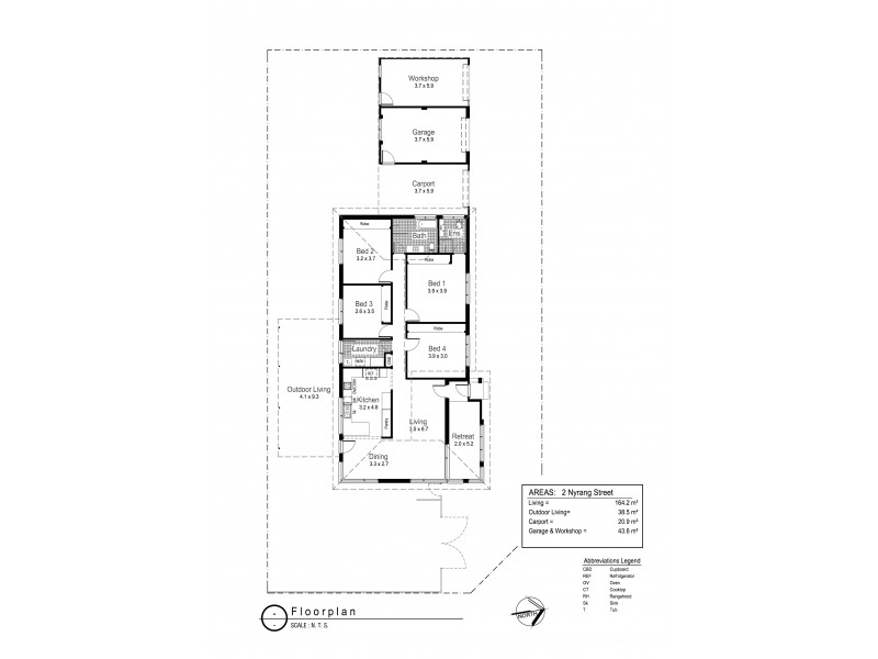 2 Nyrang Street, Tolland NSW 2650 Floorplan