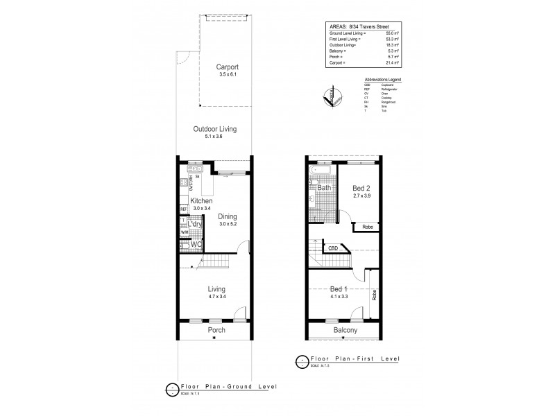 8/34 Travers Street, Wagga Wagga NSW 2650 Floorplan